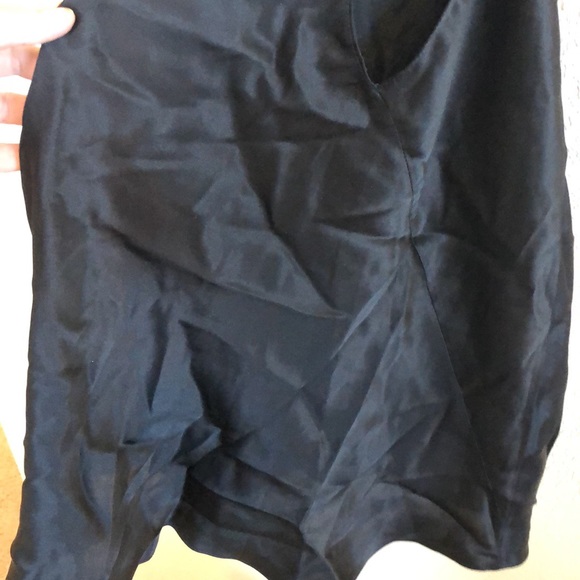 AMANDA UPRICHARD Claudia Mini Dress In Black silk - Picture 11 of 13